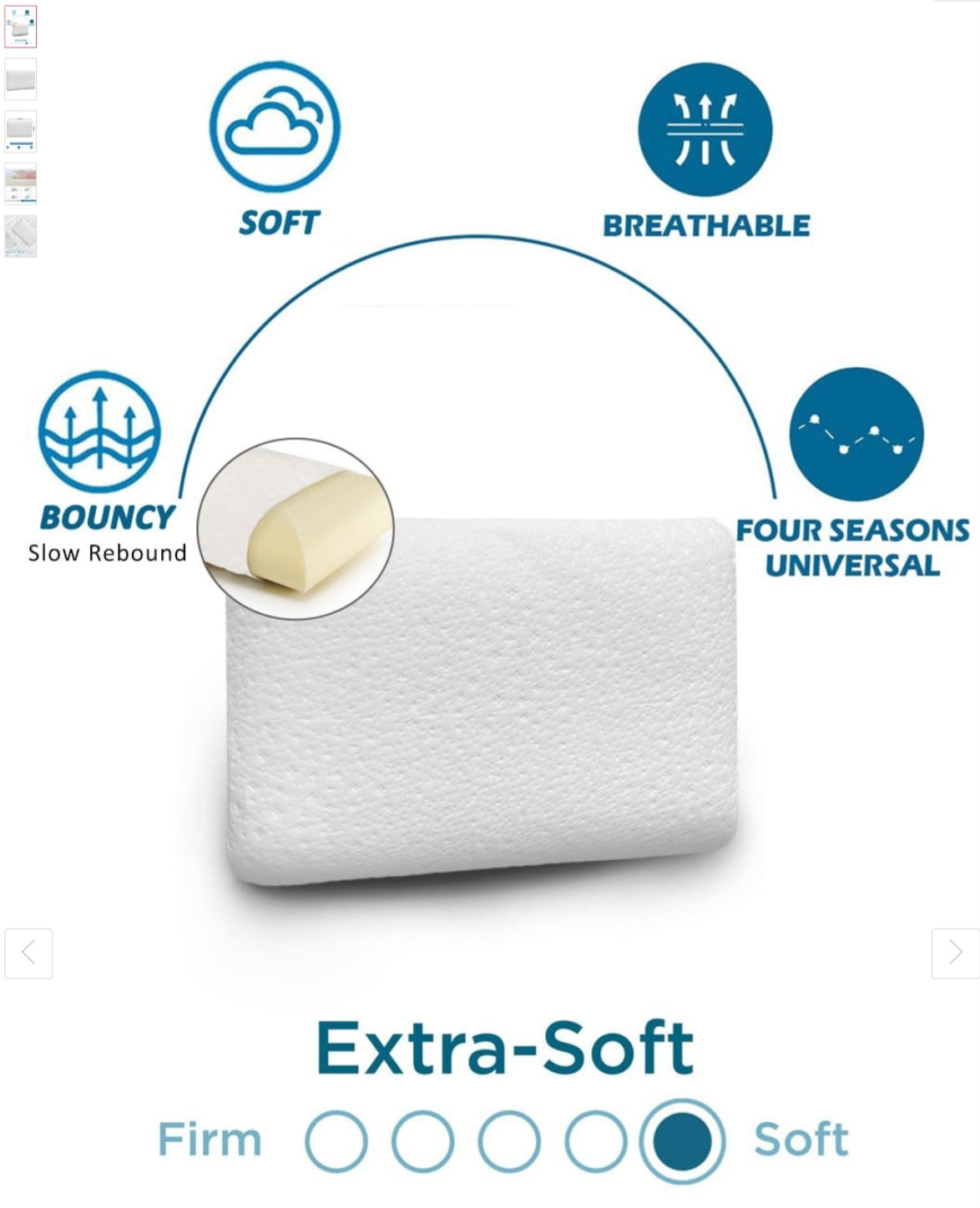 Knix neck support pillow | memory Foam