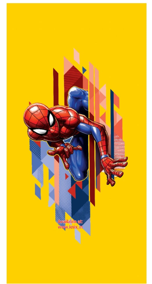 Marvel Spiderman Bath Towel - Yellow - By Spaces