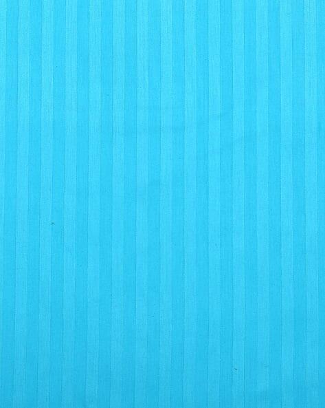 Knix Cotton Satin King , Queen Size Self Stripe Bed Sheet - Knix Decor