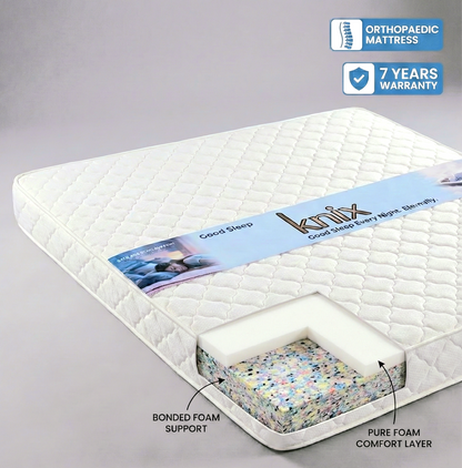 Sleep Pain-Free: Knix Eternia Bonded Foam Mattress.