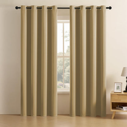 Solid True Solid Blackout Curtains