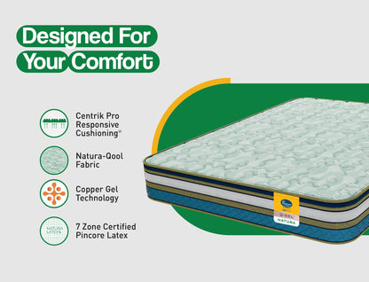 Centuary Q-GEL Natura latex Mattress