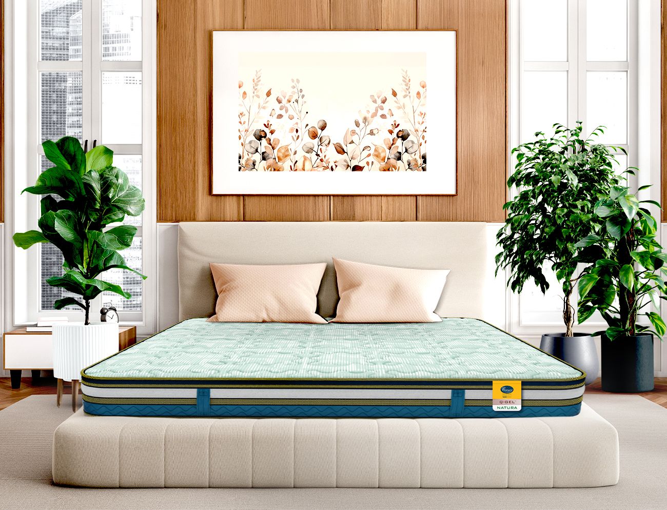 Centuary Q-GEL Natura latex Mattress