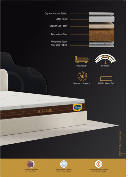 Centuary Natura Latex – Natural Latex & Coir Mattress