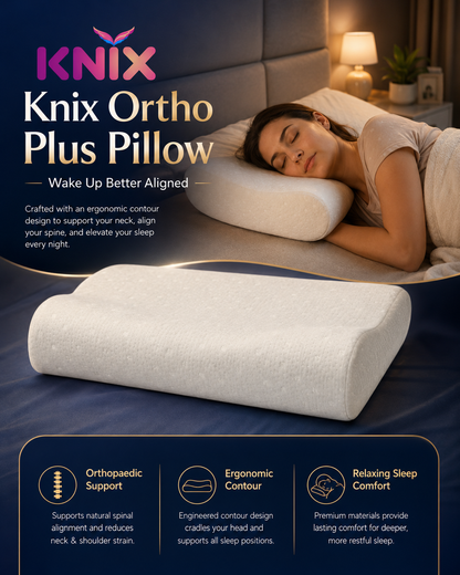 Knix Ortho plus neck support memory foam pillow
