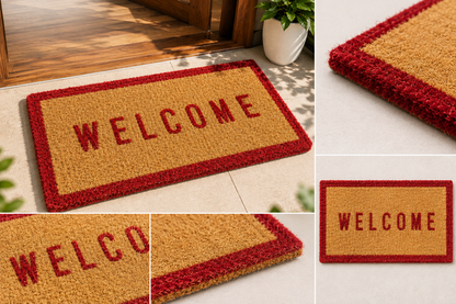 Premium Natural Coir Doormat – Stylish WELCOME Door Mat | Knix Home